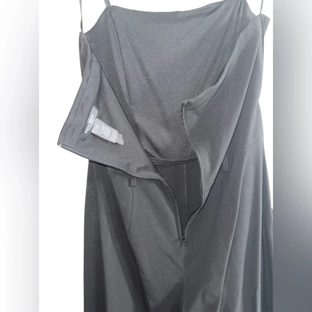 Bisou Bisou Strapless Black Wide Leg Jumpsuit 10 - Picture 6 of 10